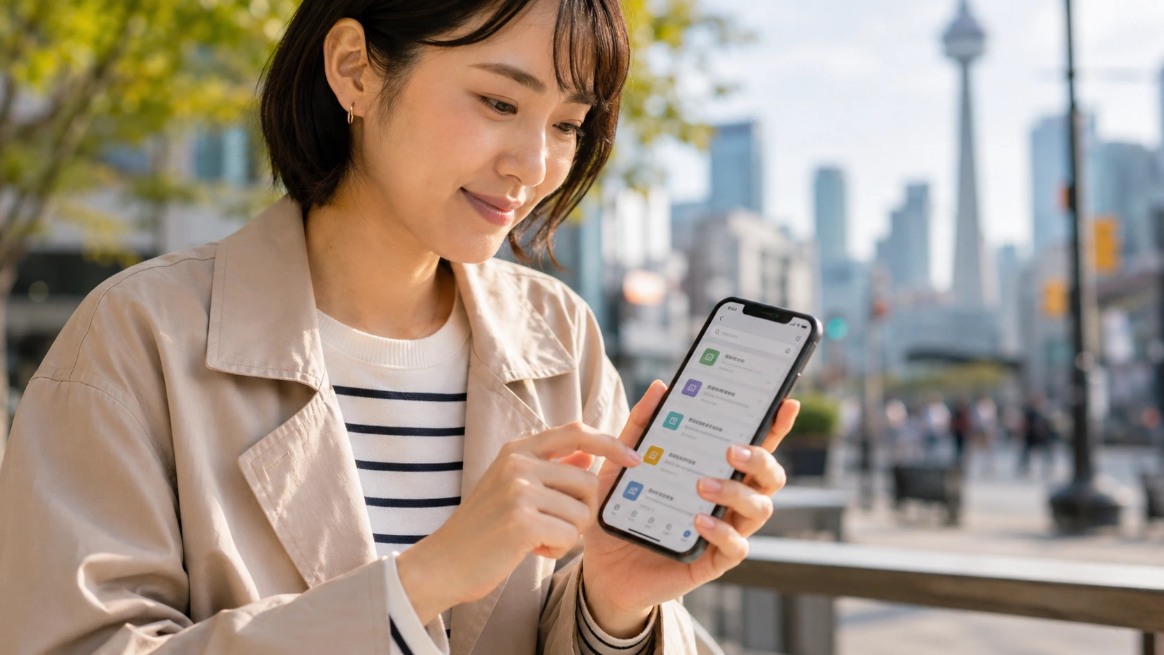 トロントで日本語対応サービスを探す人のイメージ