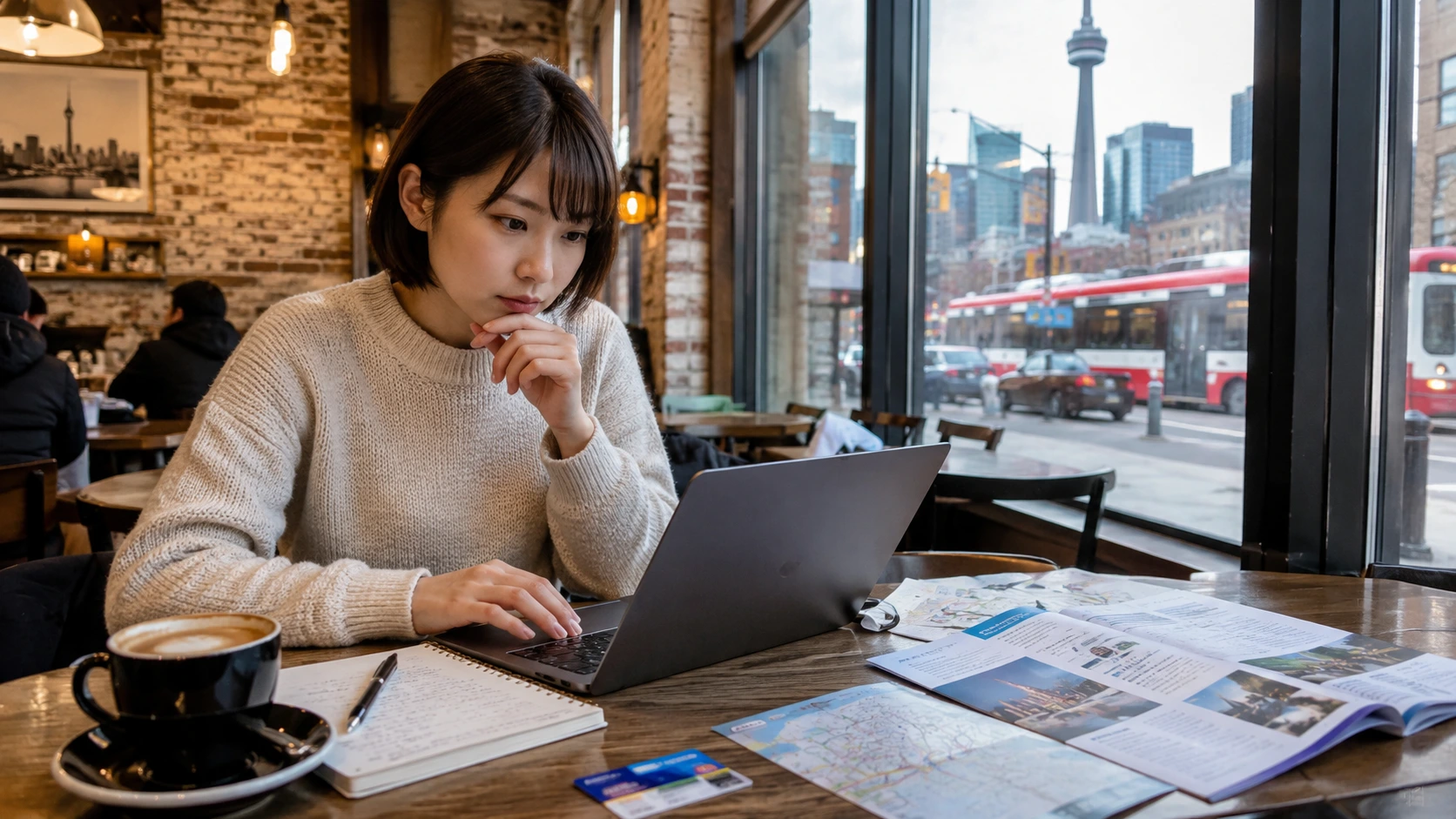 トロントで語学学校を探す日本語話者のイメージ
