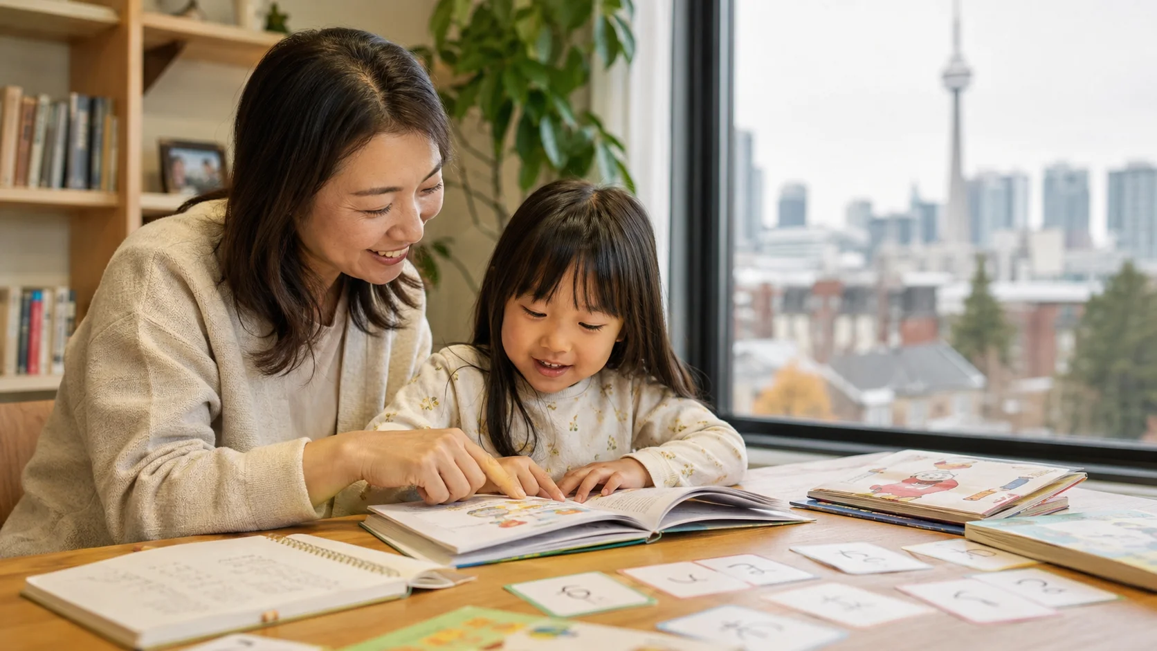 トロントで子どもの日本語教育を考える家庭向け｜学校以外でできること - トロントで子どもの日本語教育を考える家庭向けに、家庭での会話、読書、図書館、日本文化との接点、書く練習、学校以外の学び方を日本語で整理します。