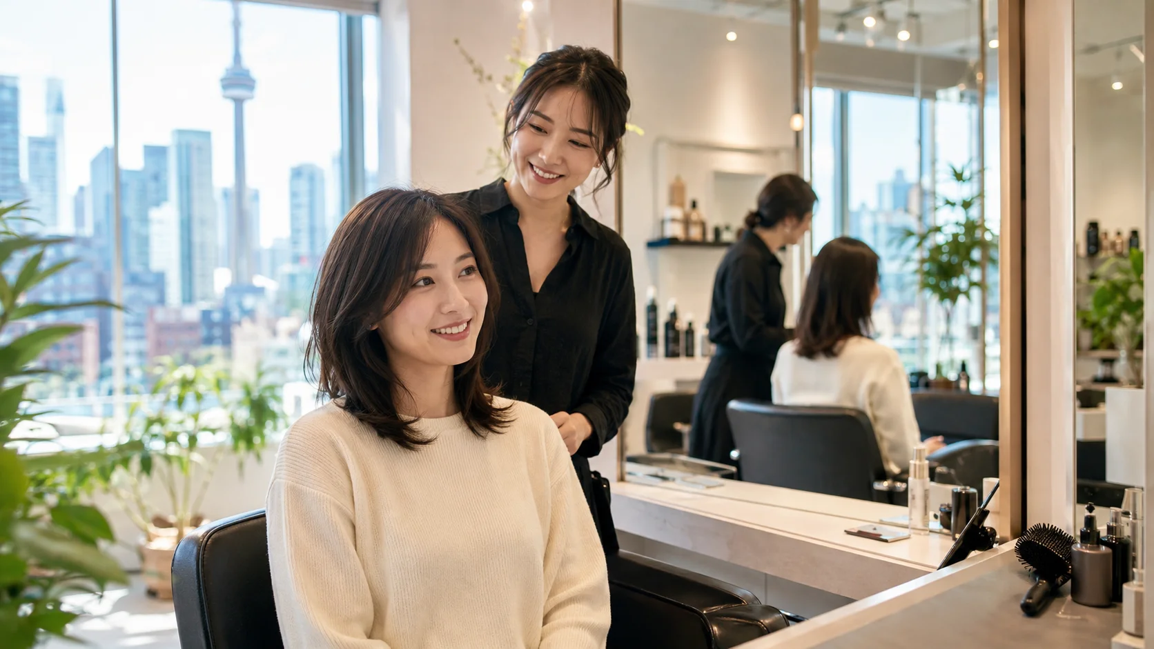 トロントで美容室・ヘアサロンを探す時に確認したいこと｜料金・英語・チップ・日本語対応 - トロントで美容室・ヘアサロンを探す前に確認したい料金、HST、チップ、英語での伝え方、日本語対応、予約前の注意点を日本語で整理します。